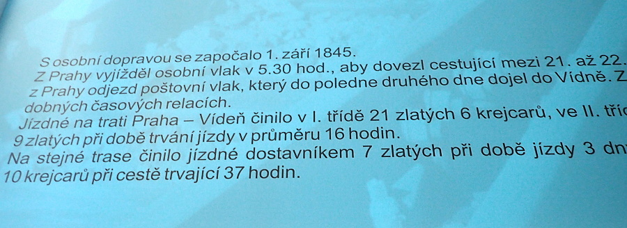 18 V muzeu jsou hlavně informační panely